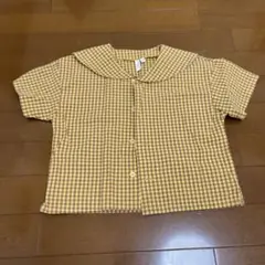 サマンサモスモス　半袖シャツ シャツ　110 チェック
