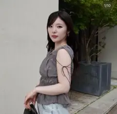 SENEE shirring blouse（シャーリングブラウス）
