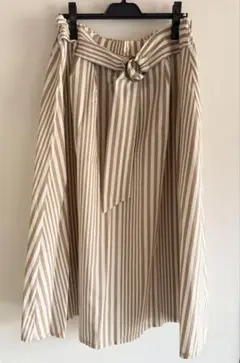 大きいサイズ　ロングフレアスカート　夏物　4L クリーニング済