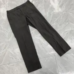 ユニクロ スラックス グレー パンツ シンプル カジュアル Mサイズ