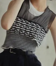 tyn.tgor トゴール cable bustier ケーブルビスチェ