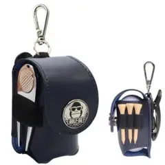 ⭐️新品⭐️ ゴルフボールケース　マーカー付き　ゴルフ　2WAY仕様 ネイビー