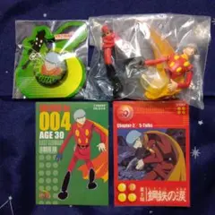 サイボーグ009　〘アルベルト•ハインリヒ〙カード　フィギュア　缶バッチセット