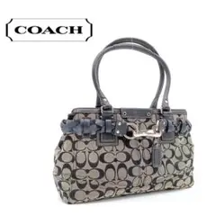 COACH コーチ ハンドバッグ シグネチャー キャンバス F13065