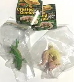 海洋堂　カプセルＱミュージアム ヤモリ大全Ⅱ-クレステッドゲッコー