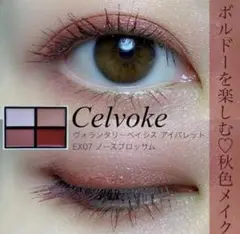 Celvoke EX07 アイシャドウパレット ボルドー系　ピンク系