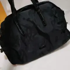 新品アニエスベー黒ナイロン ボストンバッグ旅行バッグ　トートバッグ
