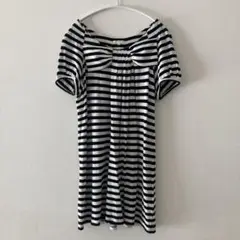 TO BE CHIC ストライプ 半袖チュニック II
