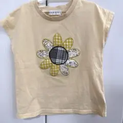 day & day by coto cotte ひまわり刺繍 Tシャツ