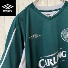 【激レア】サッカー　セルティック　ゲームシャツ　ユニフォーム　UMBRO 刺繍