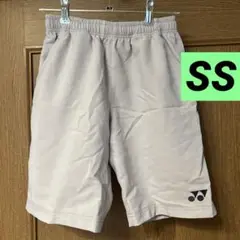 YONEX 薄いグレー ハーフパンツ JP SS