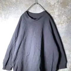 【ヴィンテージ】裾ラウンドスウェット used 古着 ZAS13