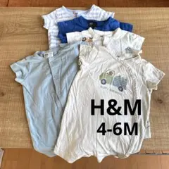 H&M ボディーオール カバーオール 4-6M
