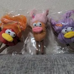 ギャルモンスターズぬいぐるみキーホルダー 3個まとめ売り