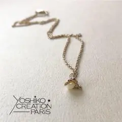 ヨシコクリエーションパリス 鷹パールネックレス シルバー925
