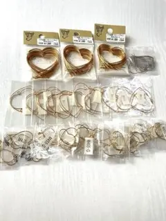 ハートフープピアス　30点おまとめ