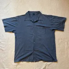 【USA製美品】GOOD ON オープンカラーシャツ ブルー L