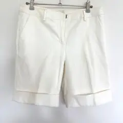 TRUSSARDI ホワイト ショートパンツ　38 ゴルフ 軽い