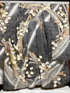 振袖.袋帯.長襦袢3点セット、正絹.No221F