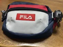 FILA ウエストポーチ ネイビー/レッド