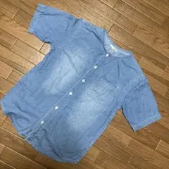 GU ダンガリーシャツ 140cm