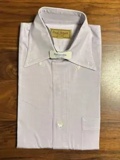 Paul Stuart 半袖ドレスシャツ SMALL ライトパープル
