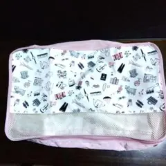 トラベルポーチ 洋服収納　ピンク