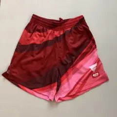 卓球用ウェア 赤とピンク ストライプ VICTAS パンツ
