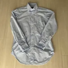鎌倉シャツ　ボタンダウン長袖　ライトブルー　37-81