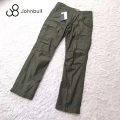 定価1.8万　未使用　ジョンブル　メンズ　カーゴパンツ　カーキ　サイズL