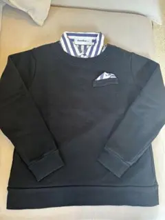 familiar 黒 スウェットトレーナー