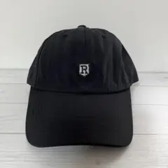 キャップ 黒 帽子 ロゴ 刺繍 ブラック 古着 メンズ レディース ユニセックス