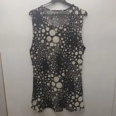 黒水玉 シースルー タンクトップ