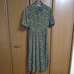 grove フローラルプリント 半袖ワンピース