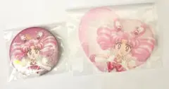 セーラームーン　ローソン　ハートクリアカード　缶バッジ　セーラーちびムーン