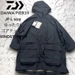 新品タグ付き✨ダイワピア39 ゴアテックス レインポンチョ 23aw ブラック
