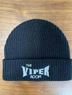 THE VIPER ROOM 黒 ニット帽　ビーニー バイヤーズ セレクション BUYERS SELECTION |THE VIPER ROOM