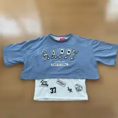HAPPY クロップドトップス 150cm