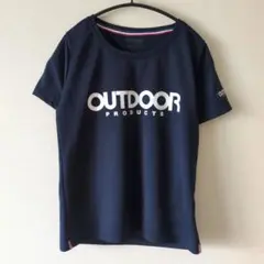 OUTDOOR　アウトドア　半袖Ｔシャツ　ネイビー　サラサラ生地