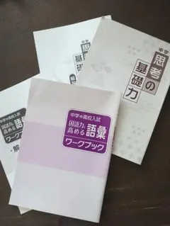 【高校受験】国語テキスト2冊