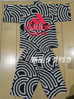 【新品未使用】adidas 甚平120センチ タグ付き adidas（甚平/浴衣）のフリマアイテム一覧