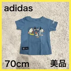 adidas アディダス ディズニー Tシャツ 70cm 未使用に近い