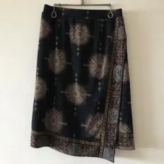 美品　ヴィヴィアンタム　パワーネットスカート　チュール　ダマスク柄　花　日本製