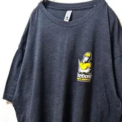 ネクストレベル タイトボンドPVCトリム ロゴ Tシャツ グレー灰色XL古着