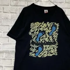 USA製90sヴィンテージTシャツ！シングルステッチ　ブラック半袖古着XL728