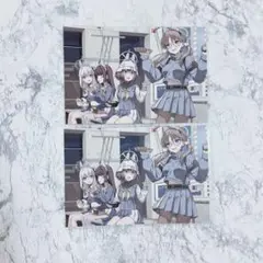 ブルアカふぇす 描き下ろしポストカード RABBIT小隊