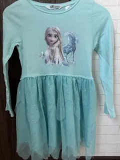 H&M エルサ プリント ワンピース 130cm~