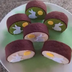 お月見うさぎミニロールカステラ6個セット