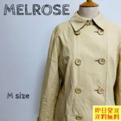 メルローズ MELROSE トレンチコート ベージュ Mサイズ 1194
