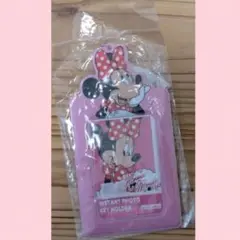 ミニー　フォトキーホルダー　ディズニー　トレカケース　カードケース